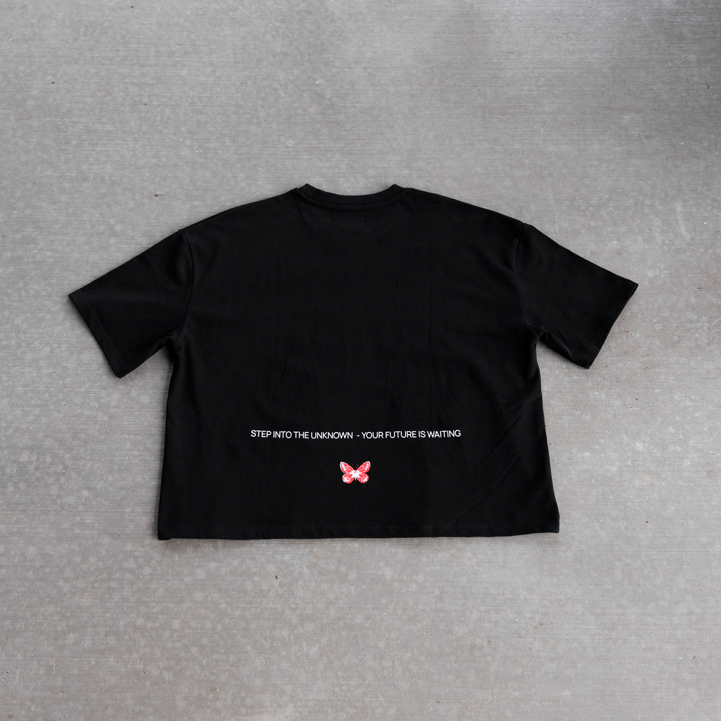 Transcend Boxy Cropped T-Shirt Black