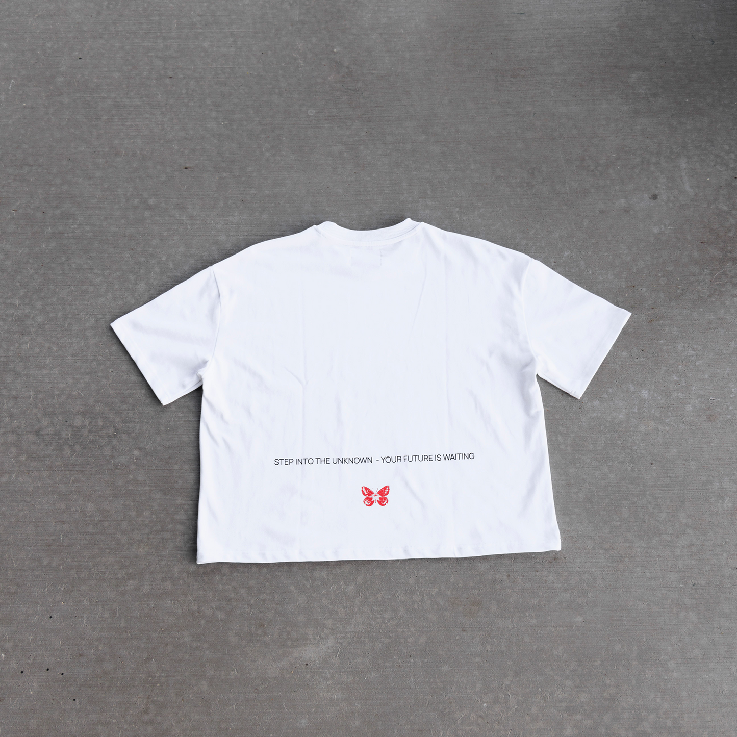 Transcend Boxy Cropped T-Shirt White