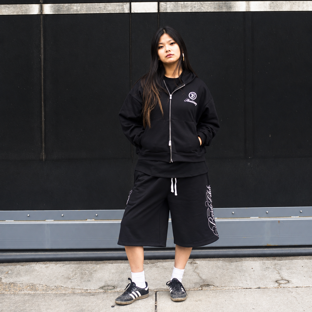 NOMAD 3/4 BAGGY SHORTS - BLACK ANNIVERSARY EDITION