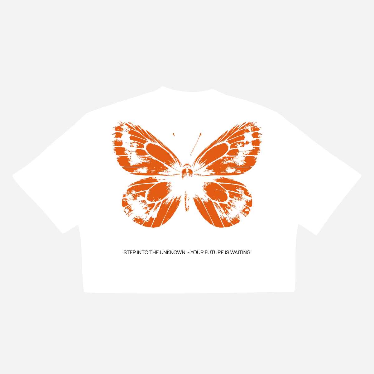Transformation Boxy Cropped T- Shirt White