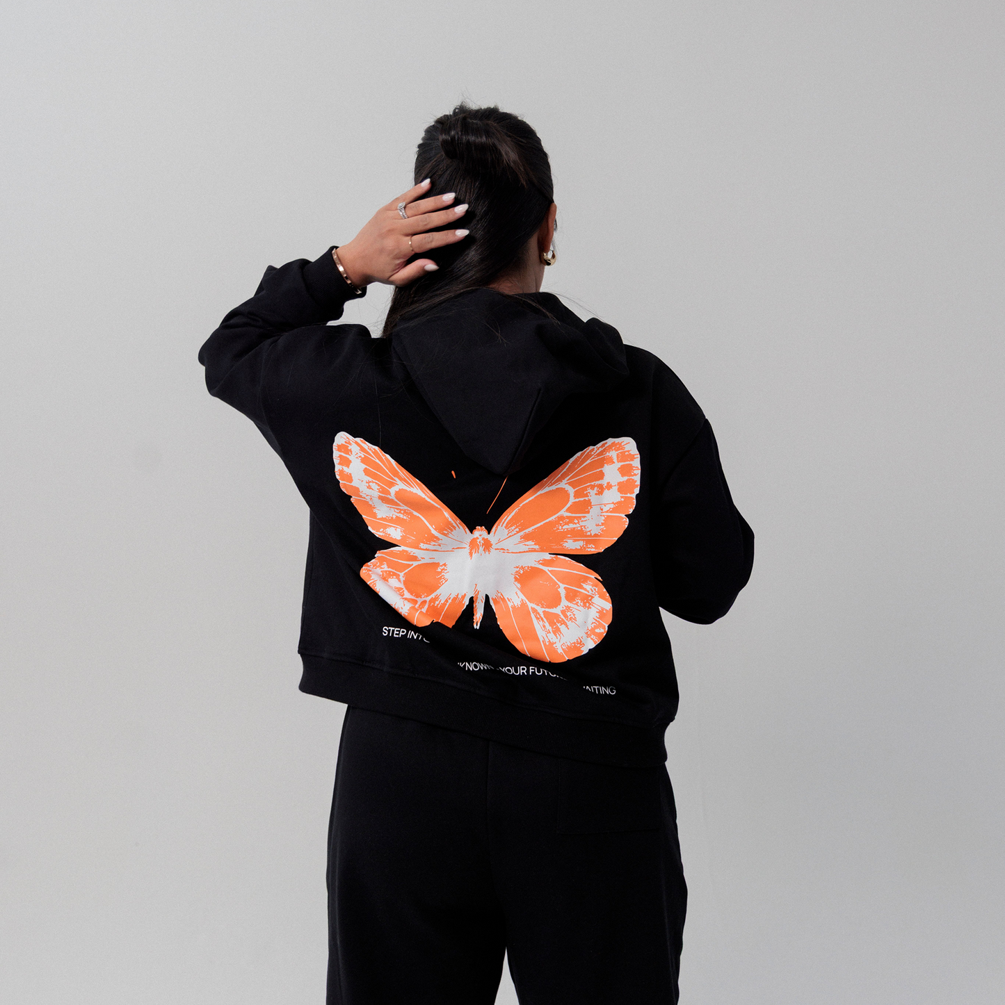 TRANSFORMATION ZIP UP - BLACK