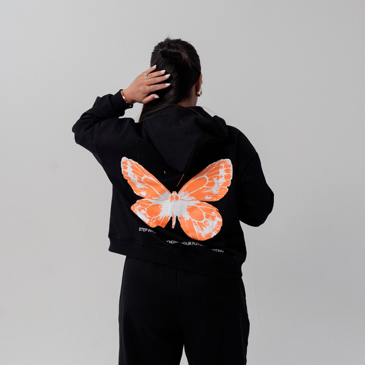 TRANSFORMATION ZIP UP - BLACK