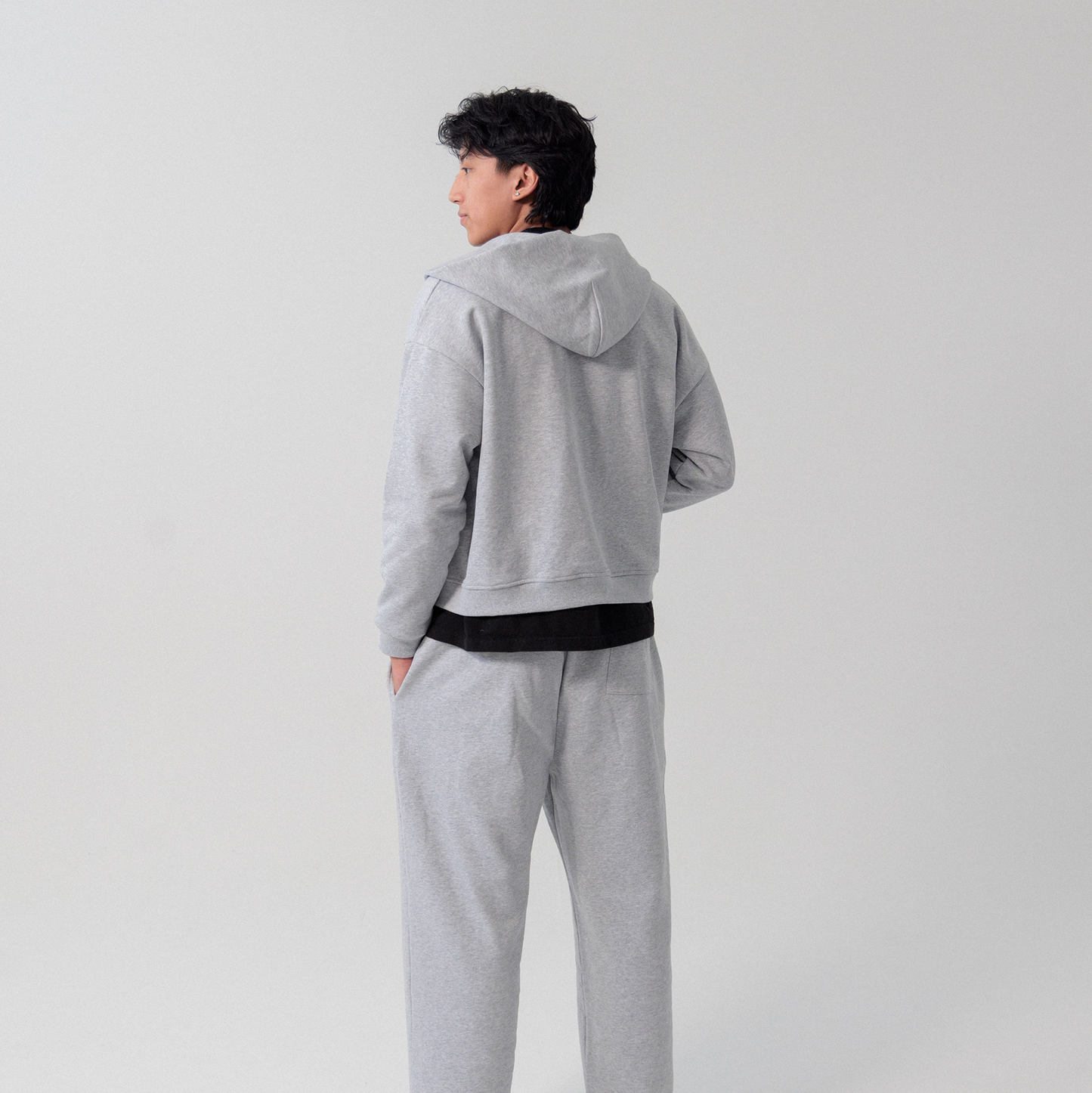 FOUNDATION ZIP UP - GRAY