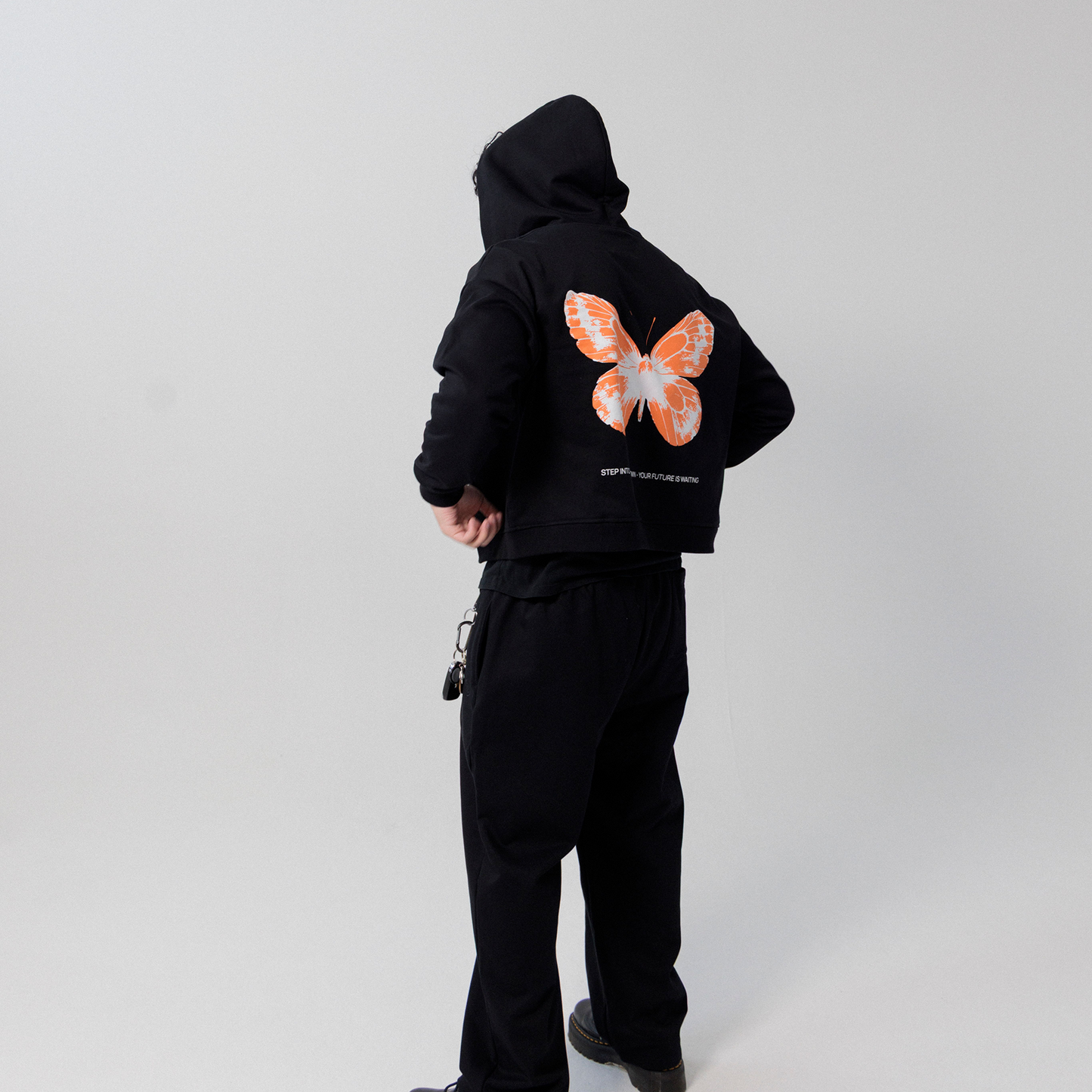 TRANSFORMATION ZIP UP - BLACK