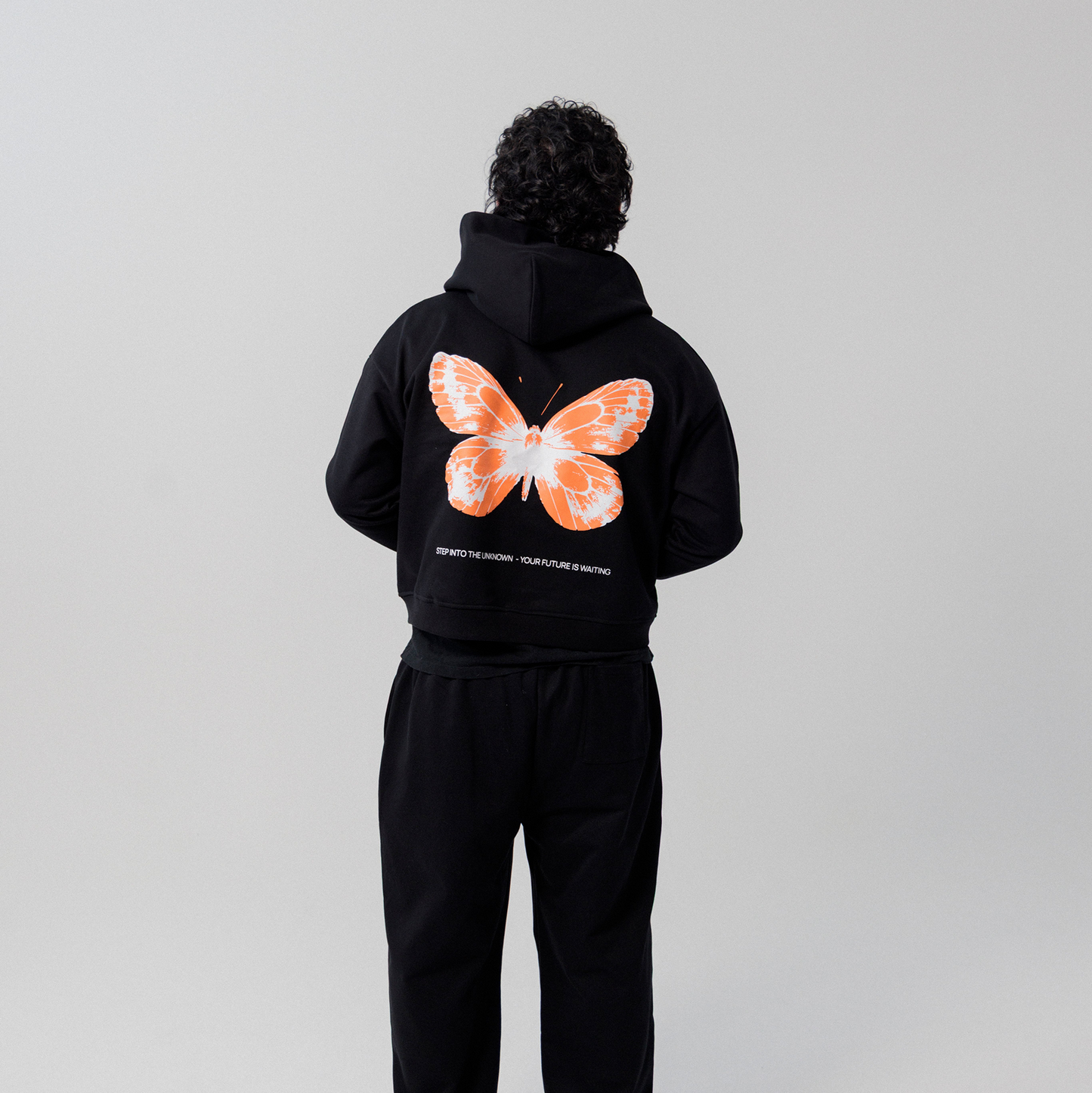 TRANSFORMATION ZIP UP - BLACK